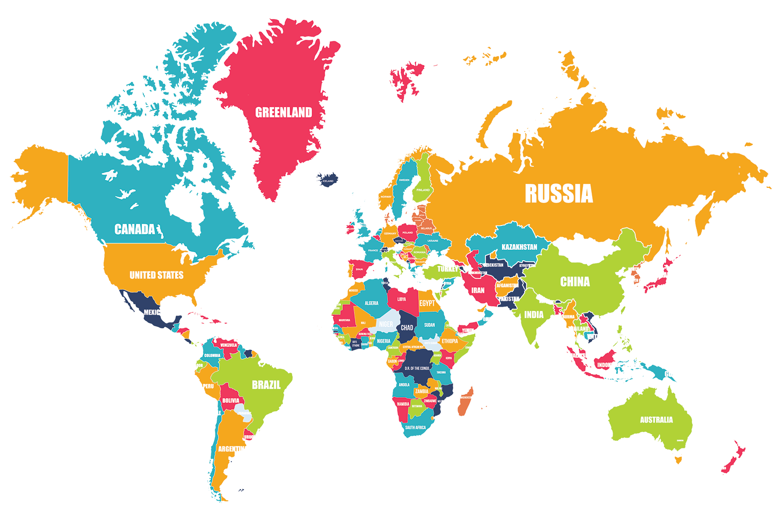 Sherpa Kids World Map